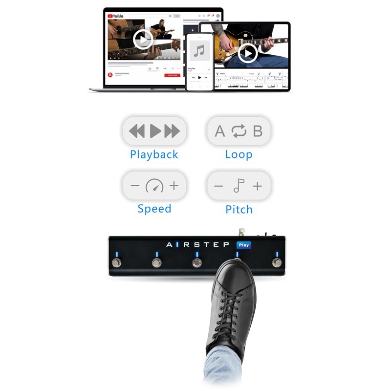 XSONIC AIRSTEP Play Youtubeハンズフリーコントローラー 画像1