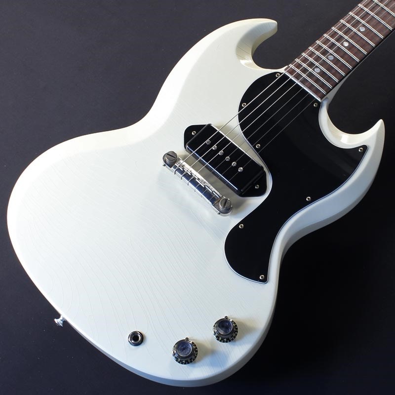 Gibson Murphy Lab 1963 SG Junior Polaris White Lightning Bar Ultra Light Aged #401973 画像2