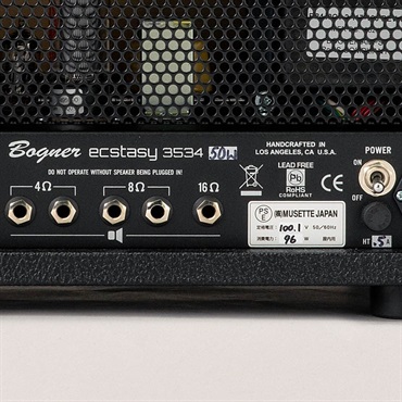Bogner Ecstasy 3534 /50W [Black Tolex/Black/Gold Piping] 画像8