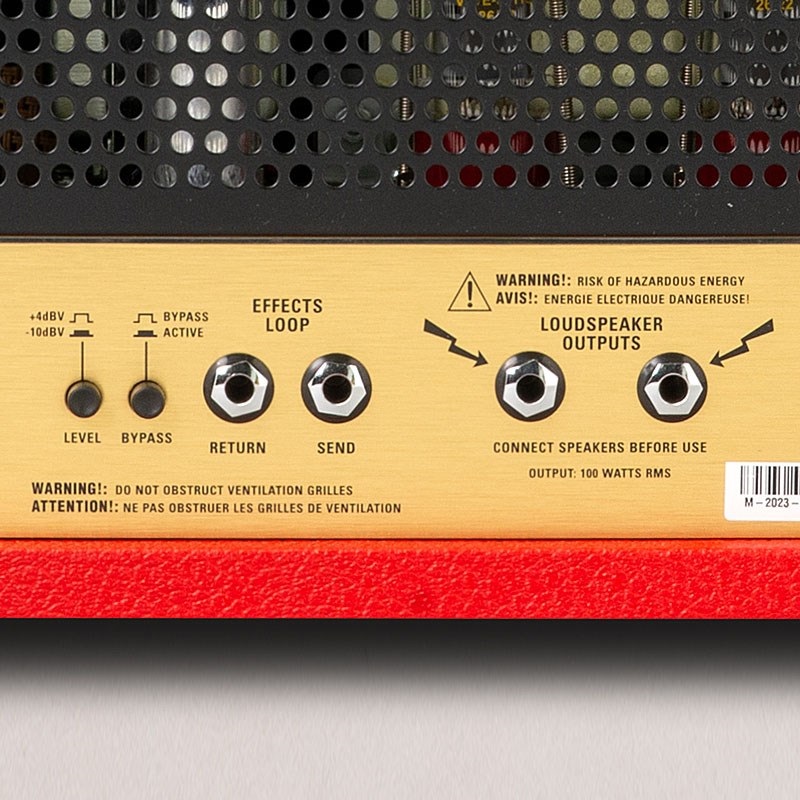 Marshall JCM800 2203【Custom Color for DESIGN STORE】[RED Lavant]（アンプ ヘッド マーシャル） 画像6