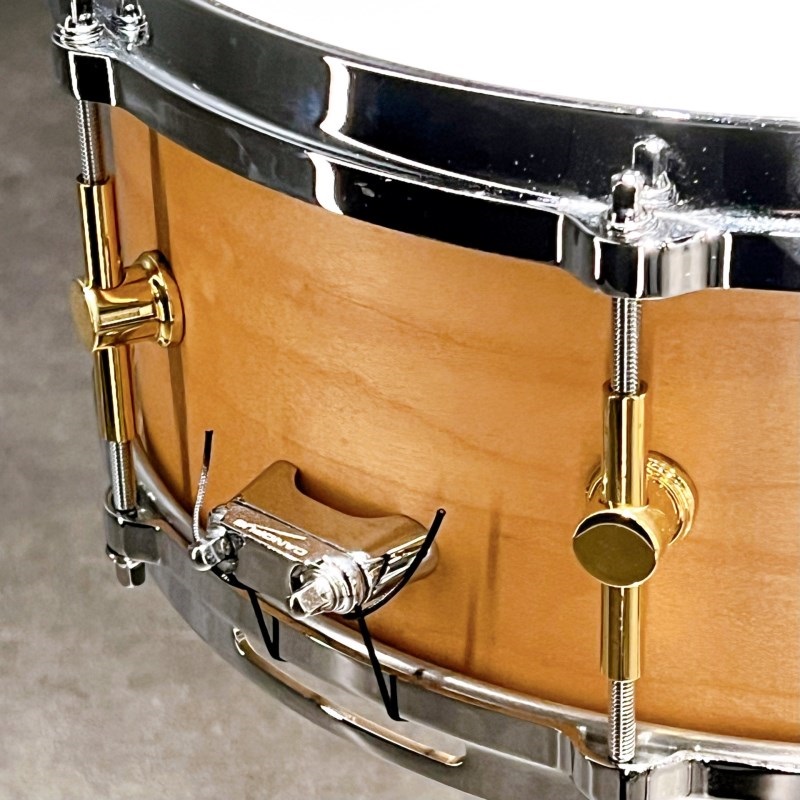 CANOPUS USED 中古 MO Snare Drum 14×5.5 w/Die Cast Hoops - Natural Oil [MO-1455DH] 画像2