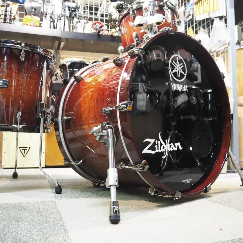 YAMAHA USED 中古 Live Custom 4pc Set [22BD・12TT・14FT・16FT/Protection Racketケース付属] 画像3