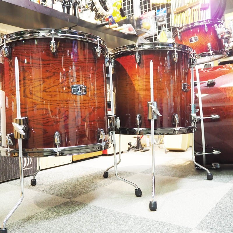YAMAHA USED 中古 Live Custom 4pc Set [22BD・12TT・14FT・16FT/Protection Racketケース付属] 画像5