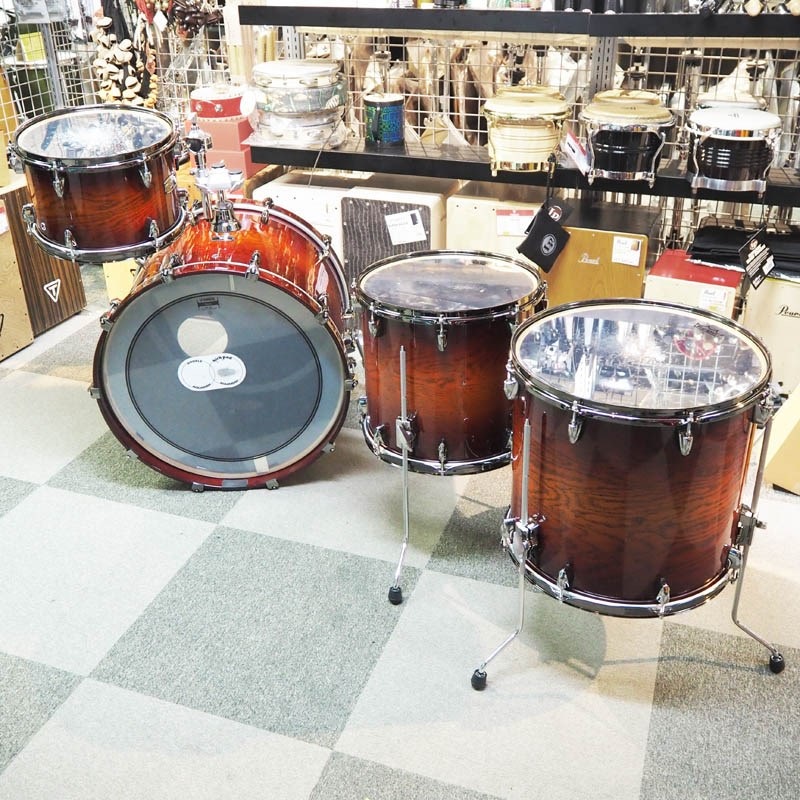 YAMAHA USED 中古 Live Custom 4pc Set [22BD・12TT・14FT・16FT/Protection Racketケース付属] 画像6