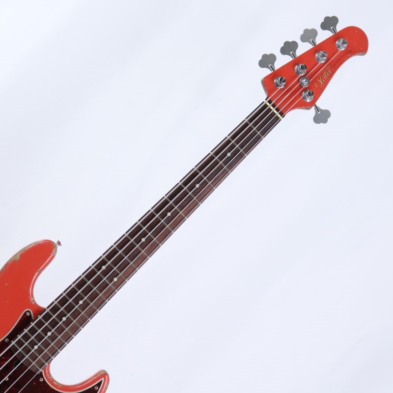 Xotic XJ-1T 5st Multi-layer Heavy Aged/Fiesta Red Over 3 Tone 