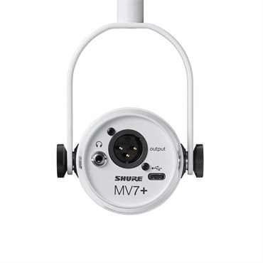 SHURE 【シュア100周年記念プレミアムセール!5/22まで】MV7+(ホワイト)(MV7+-W-J)(配信，ゲーミング定番・USBダイナミックマイク)(国内正規品2年保証)(シュア) 画像2