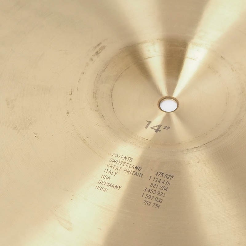 PAiSTe 【Vintage】 1977s Formula 602 Classic Sounds Sound Egde HiHat 14 Bottom [1006g] 画像6