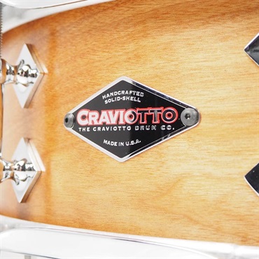 Craviotto USED 中古 Red Birch Solid Shell 14×4.5 [Custom Shop /Tube Lug Edition] 画像2