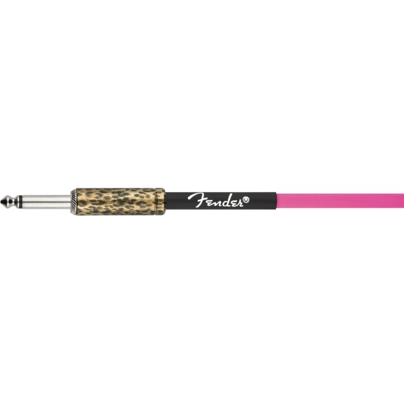 Fender USA Joe Strummer 13' Instrument Cable (Pink Leopard) [0990810215] 画像1