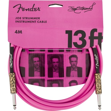 Fender USA Joe Strummer 13' Instrument Cable (Pink Leopard) [0990810215] 画像3