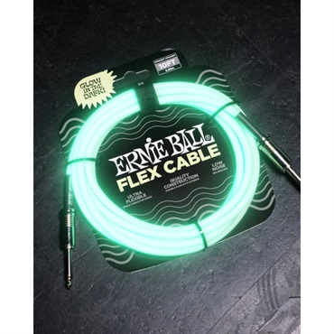 ERNIE BALL Flex Cable 10ft S/S (Glow In Dark) [#6436] 画像2