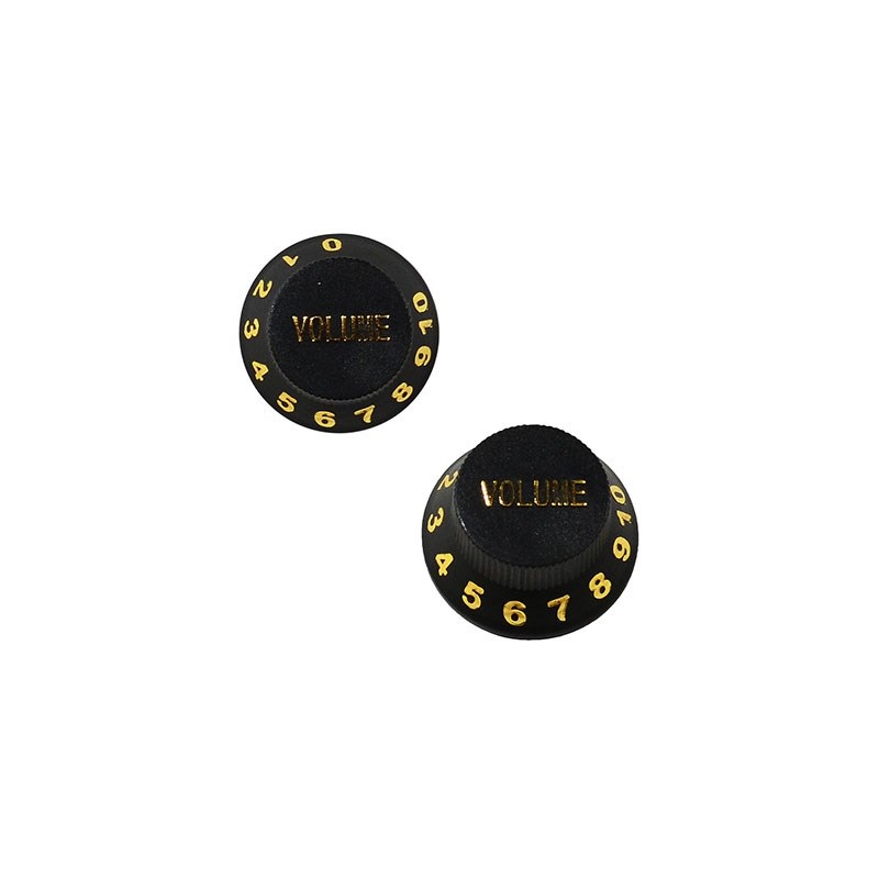 PERRI'S GNM-01 GUITAR KNOB MAGENTS BLACK (4PACK) 画像1