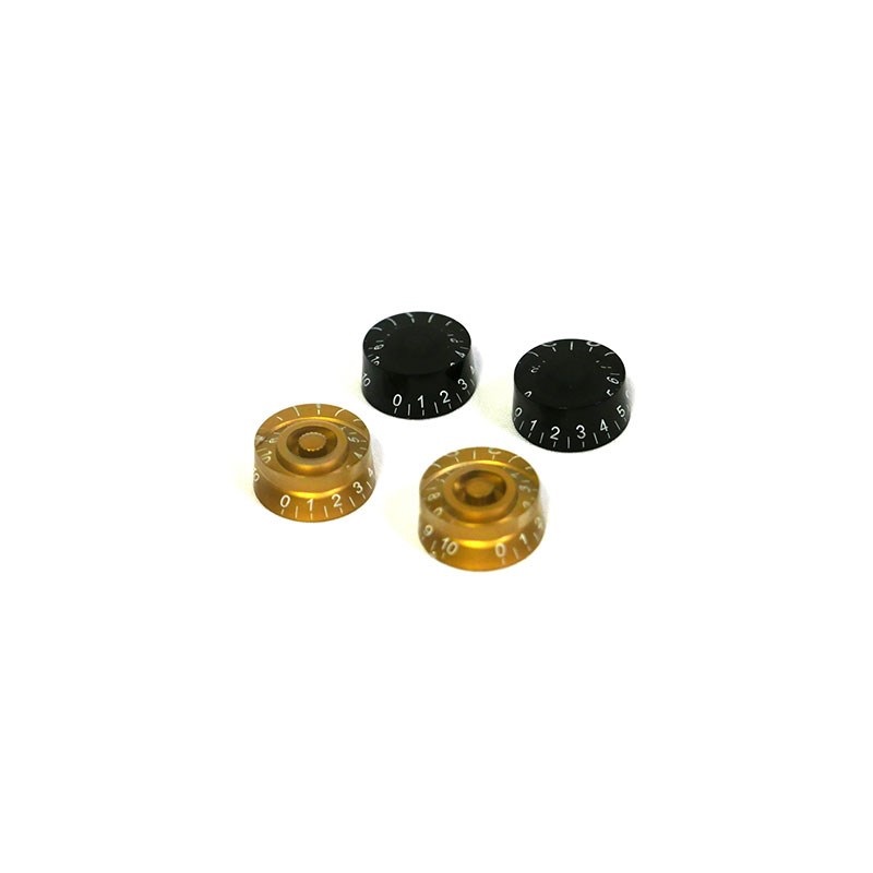 PERRI'S GNM-03 GUITAR KNOB MAGNETS LP BLACK 画像1