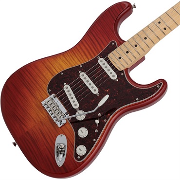 Fender Made in Japan 2024 Collection Hybrid II Stratocaster FMT (Flame Sunset Orange Transparent/Maple) 画像2