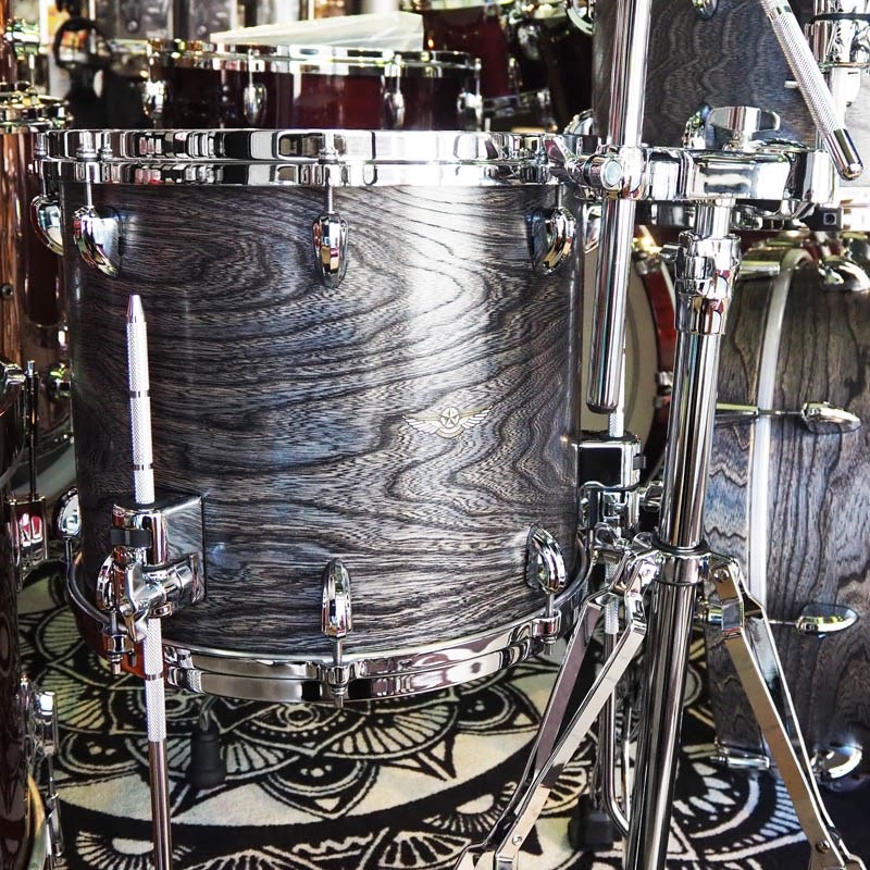 TAMA STAR Walnut 4pc Drum Kit [20BD，14FT，12&10TT] -Satin Charcoal Japanese Sen- 画像6