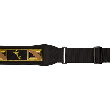 Fender USA SWELL NEOPRENE STRAP BLK/YLW/BRN MONO 2.5(#0990694208) 画像3