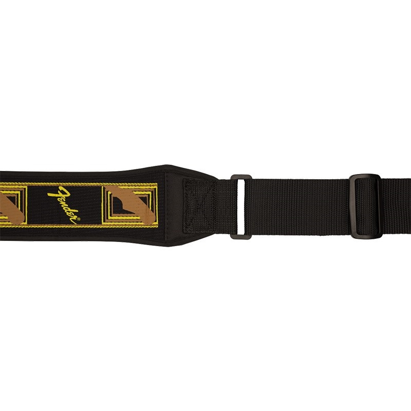 Fender USA SWELL NEOPRENE STRAP BLK/YLW/BRN MONO 2.5(#0990694208) 画像3