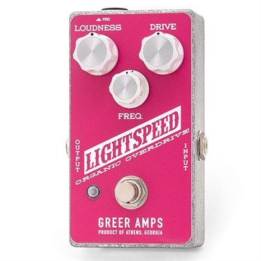 Greer Amps Lightspeed Organic Overdrive - Pink/White