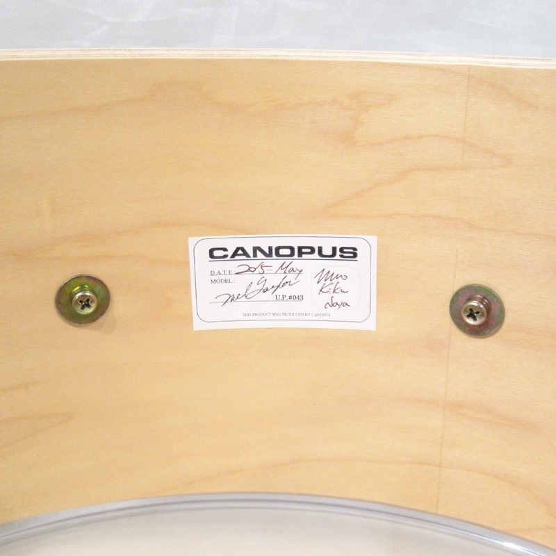 CANOPUS MMT-1465 [Mel Taylor Signature Snare Drum 14''×6.5''] 画像7