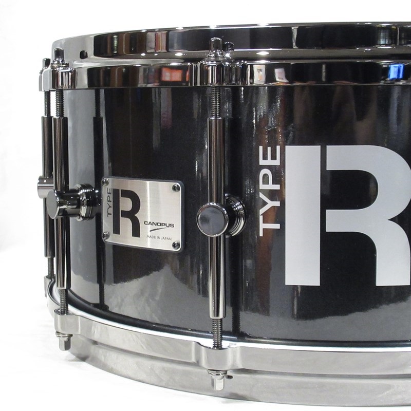 CANOPUS MTR-1465DH [Type-R BULLET Snare Drum 14''×6.5'' - Black Metallic] 画像1