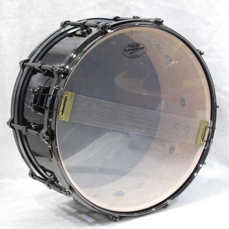 CANOPUS MTR-1465DH [Type-R BULLET Snare Drum 14''×6.5'' - Black Metallic] 画像6