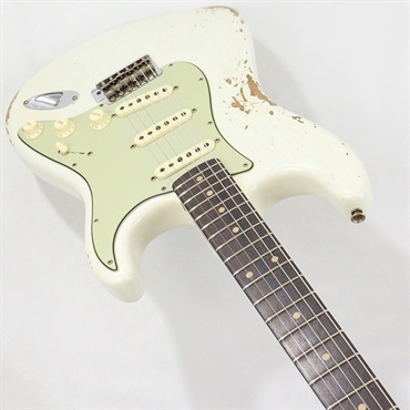 Fender Custom Shop 2019 Collection Time Machine 1959 Stratocaster Heavy Relic (Aged Olympic White) [SN.CZ578030] 画像4
