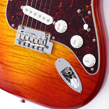 Fender Made in Japan 2024 Collection Hybrid II Stratocaster FMT (Flame Sunset Orange Transparent/Maple) 画像4