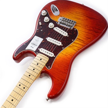 Fender Made in Japan 2024 Collection Hybrid II Stratocaster FMT (Flame Sunset Orange Transparent/Maple) 画像5