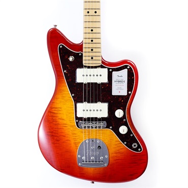 Fender Made in Japan 2024 Collection Hybrid II Jazzmaster FMT (Flame Sunset Orange Transparent/Maple) 画像9