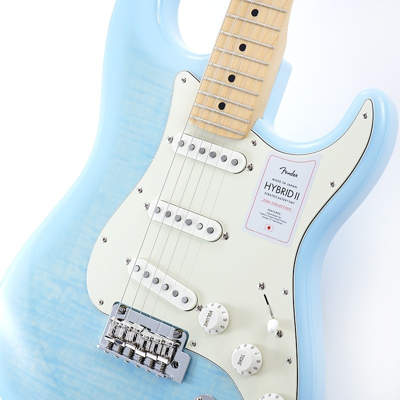Fender Made in Japan 2024 Collection Hybrid II Stratocaster FMT (Flame Celeste Blue/Maple) 画像3