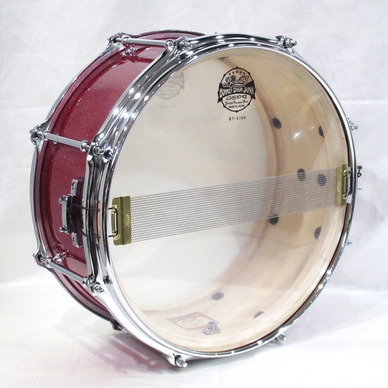 BONNEY DRUM JAPAN BOP Snare Drum 14''×6'' - Red Chili【石若