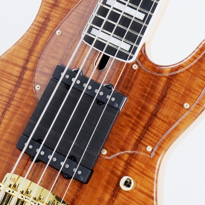 MAYONES Jabba Custom 5 Master Grade Koa Top w/Plexi PG， Finger Ramp (T-NAT-G) 画像2