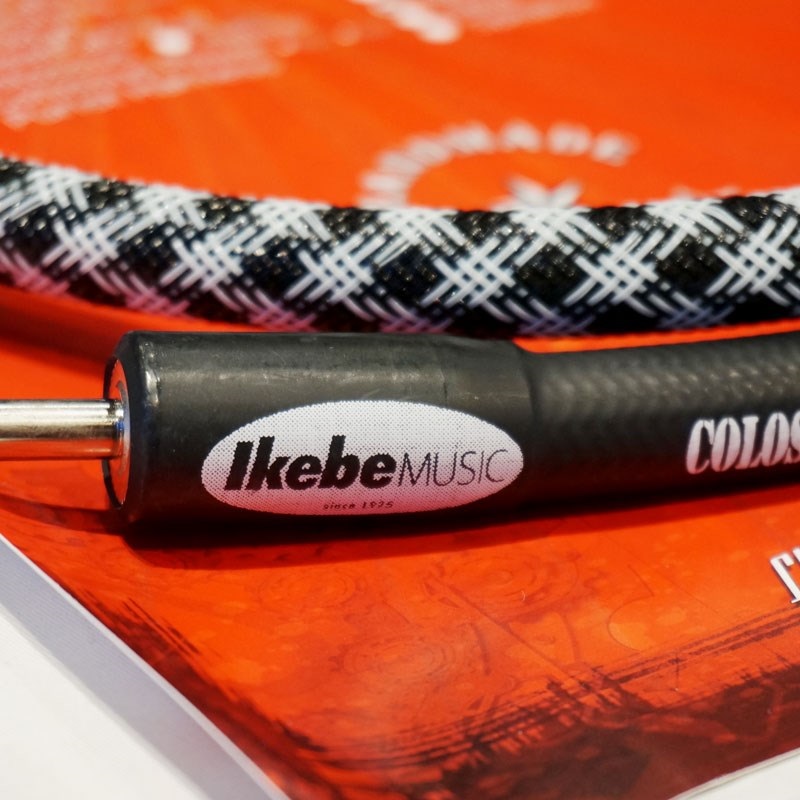 Colossal Cable COLOSSUS SPEAKER CABLE 3ft [Straight-Straight][CheckeredFlag]【IKEBE LOGO】 画像1