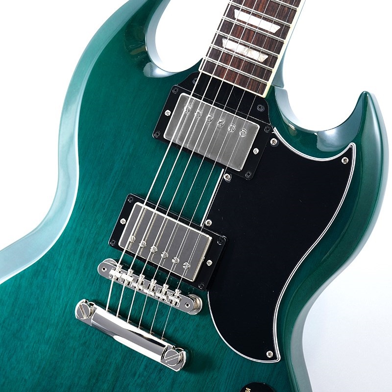 近日削除予定 極美品 Gibson SG Standard '61 GREEN 2025 Gibson '61 SG Standard Custom Color Translucent Teal
