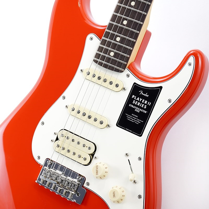 Fender MEX Player II Stratocaster HSS (Coral Red/Rosewood)【Fender The Spring Summer 2025 Campaign】 画像3