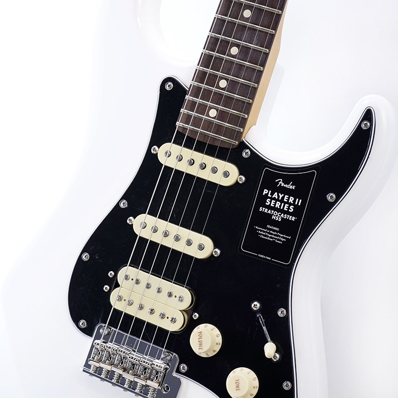 Fender MEX Player II Stratocaster HSS (Polar White/Rosewood)【Fender The Spring Summer 2025 Campaign】 画像3