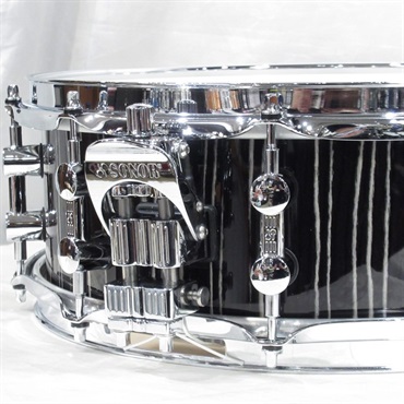 SONOR PL-1405SDW EBS [PROLITE Series Maple 14''×5'' / 2.3mm Power Hoop - エボニー・ホワイト・ストライプ] 画像2