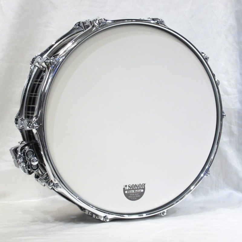 SONOR PL-1405SDW EBS [PROLITE Series Maple 14''×5'' / 2.3mm Power Hoop - エボニー・ホワイト・ストライプ] 画像5