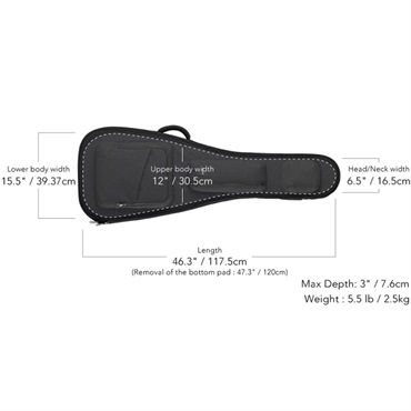 basiner ACME-EB Charcoal Grey [エレキベース用ケース] 画像3