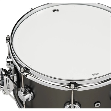 dw DRVD0713SVCBK [Collector's Satin Black over Brass Snare