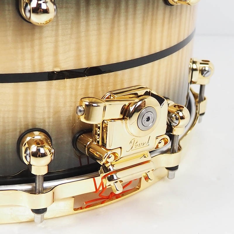Pearl Masterworks Snare Drum 14×7 - Natural to Black Burst Pearl Masterworks Snare Drum 14×7 - Natural to Black Burst