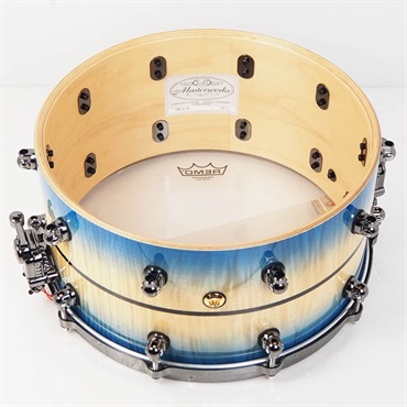 Pearl Masterworks Snare Drum 14×7 - Natural to Blue Burst