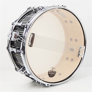 SONOR PL-1406SDW EBS [PROLITE Series Maple 14×6 / 2.3mm Power Hoop - エボニー・ホワイト・ストライプ] 画像4