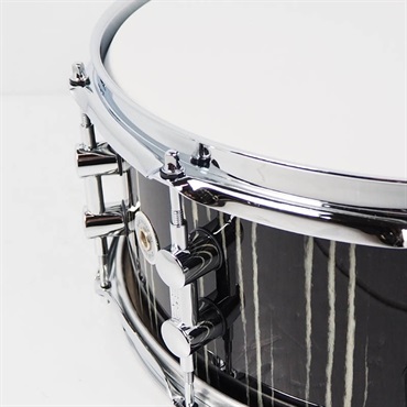 SONOR PL-1406SDW EBS [PROLITE Series Maple 14×6 / 2.3mm Power Hoop - エボニー・ホワイト・ストライプ] 画像7