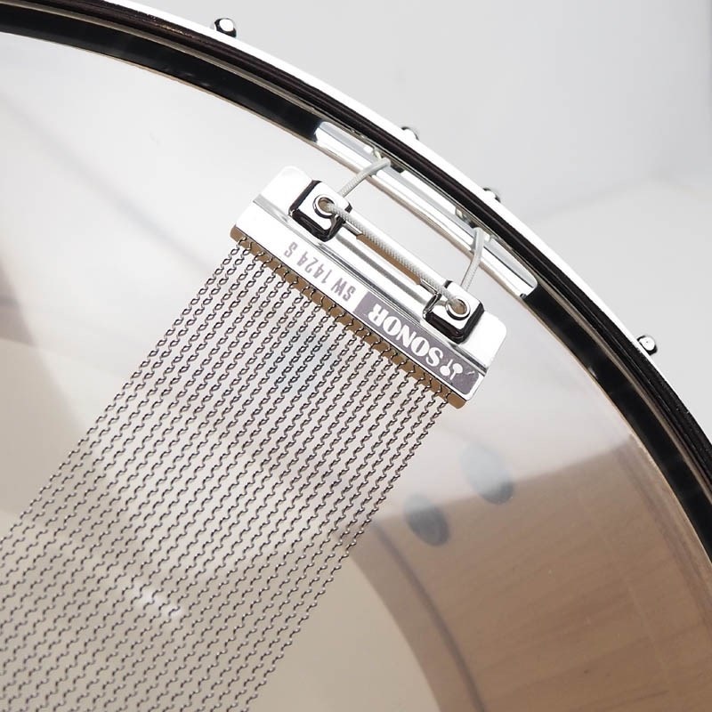 SONOR PL-1406SDW EBS [PROLITE Series Maple 14×6 / 2.3mm Power Hoop - エボニー・ホワイト・ストライプ] 画像8