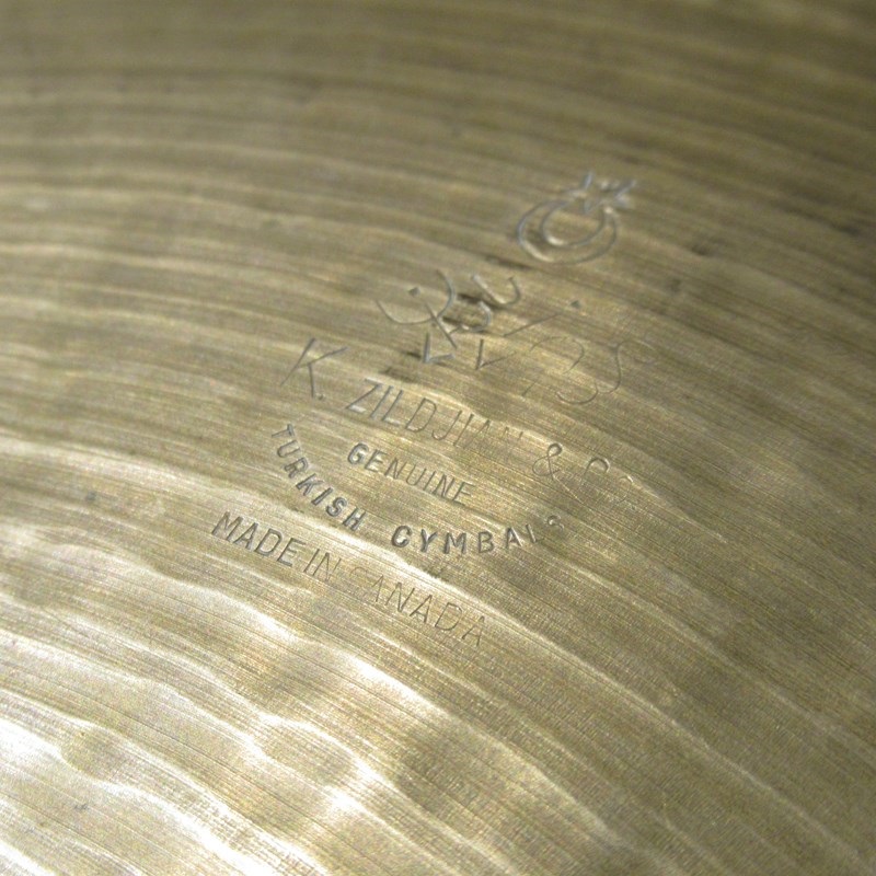 Zildjian 【Vintage】1970's Canada K HiHat 14'' pair [Top 1205g / Bottom 1115g] ※値下げしました！ 画像3