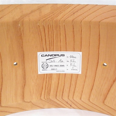 CANOPUS USED 中古 値下げしました！HS-1465-30th [Zelkova Snare Drum 30周年記念モデル ~金蘭~][シェル割れ補修痕あり] 画像7