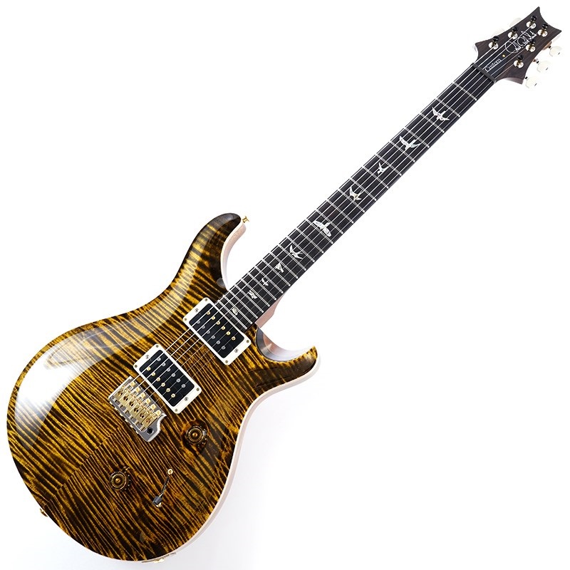PRS Custom 24 10Top Yellow Tiger 2024年製 PRS 10 Top Custom 24 Piezo Electric Guitar Yellow Tiger w/ Case