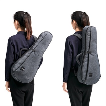 basiner ACME-UK CG Charcoal Grey [テナーウクレレ用セミハードケース] ベイシナー 画像5