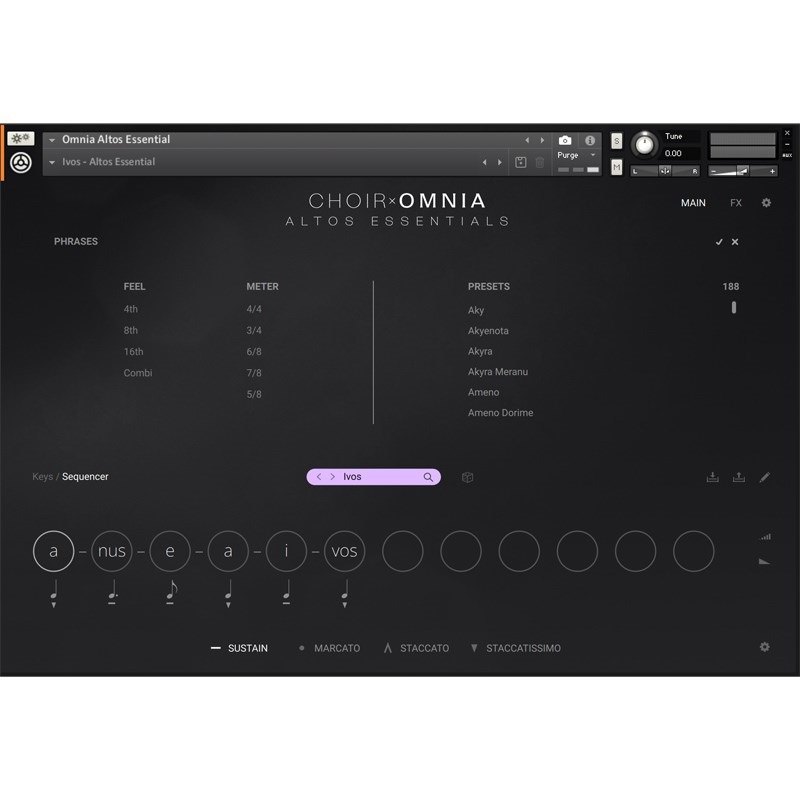 Native Instruments Choir Omnia - Essentials (ネイティブインストルメンツ)(クワイヤオムニア)(オンライン納品)(2時間以内に納品) 画像1